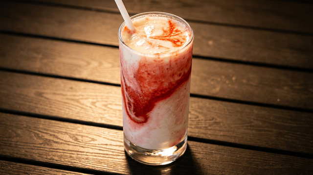 Strawberry Lassi.