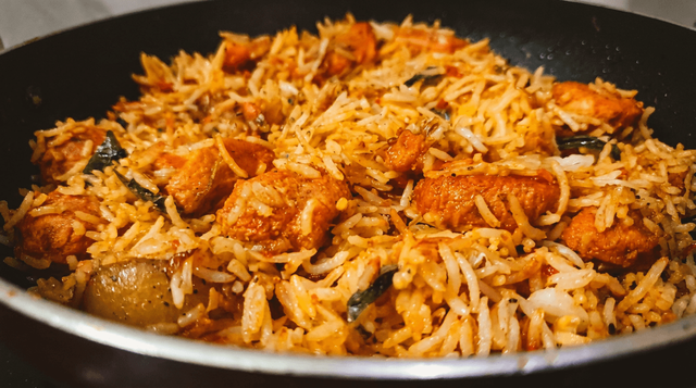 Chicken Tandoori Biryani.