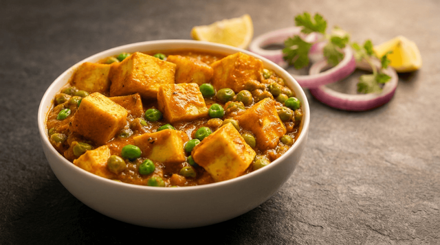 Matar Paneer.
