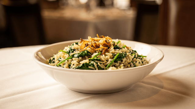 Saag Biryani.