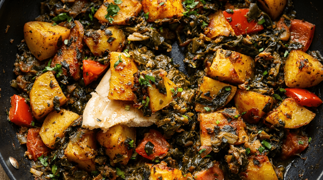 Saag Aloo.